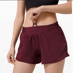 Lululemon Hotty Hot Short I| *Long 4"' Cassis Sz 2 Tall